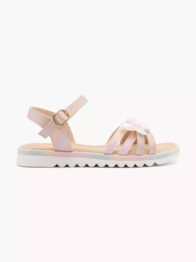 Multicolour Ankle Strap Sandal, Kids Girls, , medium