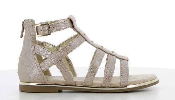 Gold Gladiator Sandals, , large image number 0