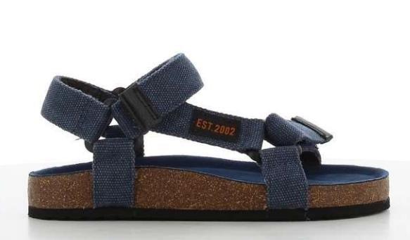 Blue Adjustable Sport Sandals, , medium