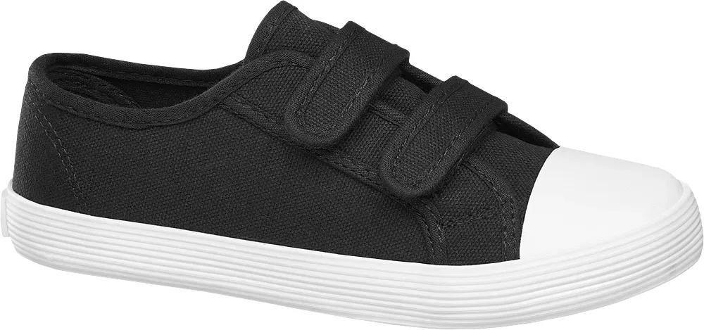 Black Toecap Sneakers, Kids Unisex, , large image number 0