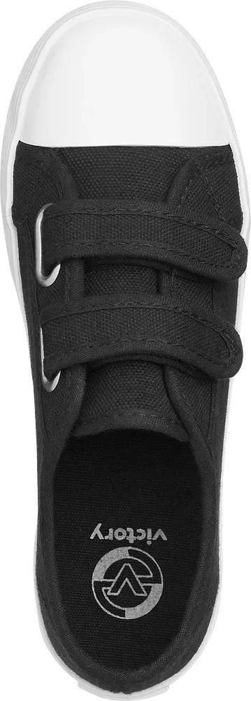 Black Toecap Sneakers, Kids Unisex, , large image number 1