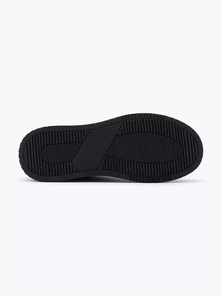 Black Laced Sneakers, Kids Boys, , large image number 3