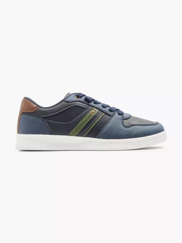 Navy Lace-Ups Shoes, Kids Boys, , large image number 0