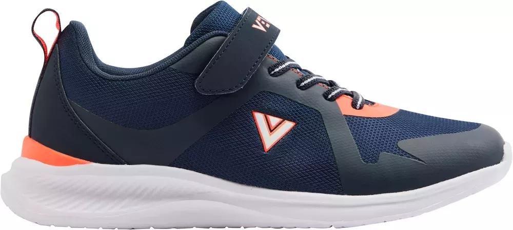 Navy Velcro Closure Sneakers, Kids Boys, , large image number 1