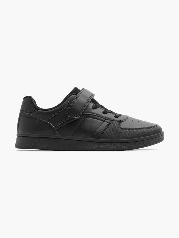 Black School Shoe, Kids Boys, , large image number 0