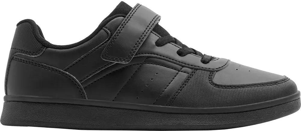 Black School Shoe, Kids Boys, , large image number 1