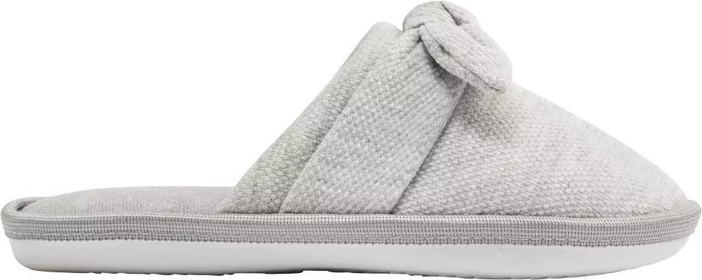 Grey Bow Indoor Slippers, , large image number 2