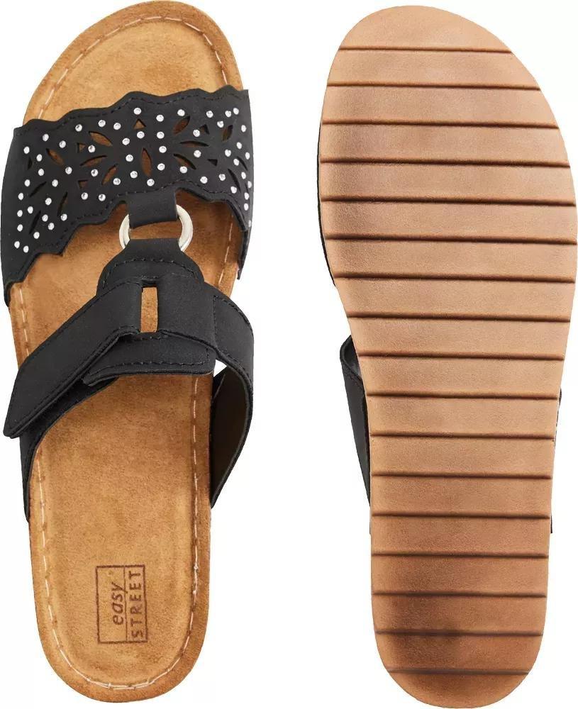 Black Leather Mules, , large image number 4