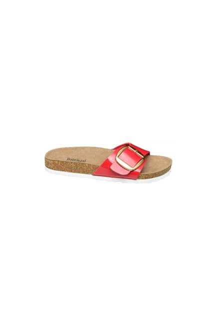 Red Slide Sandals, , large image number 0