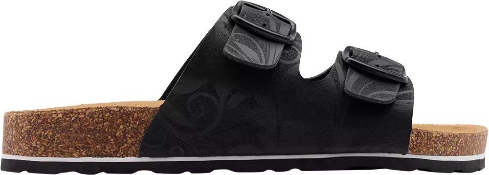 Black Cork Slides, , large image number 1