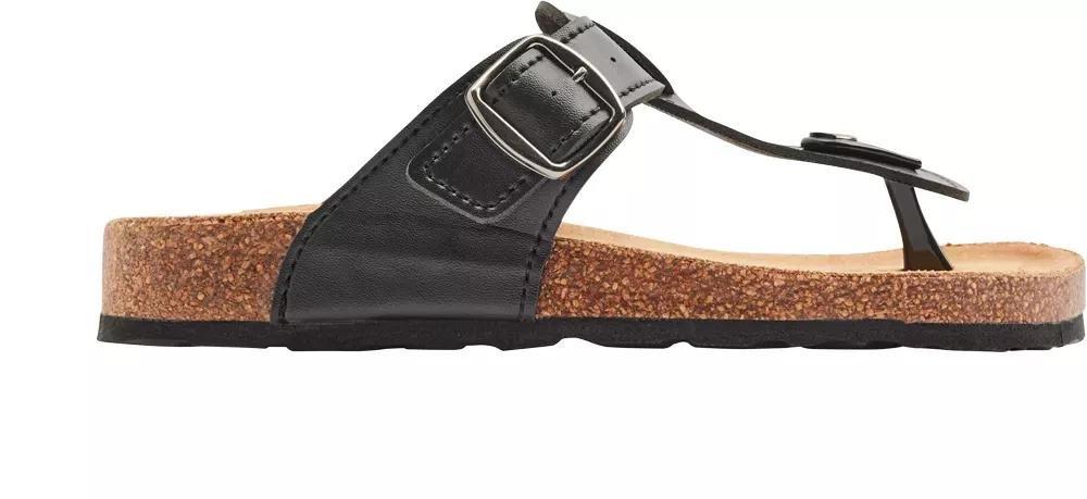 Black T Bar Sandal, , large image number 1