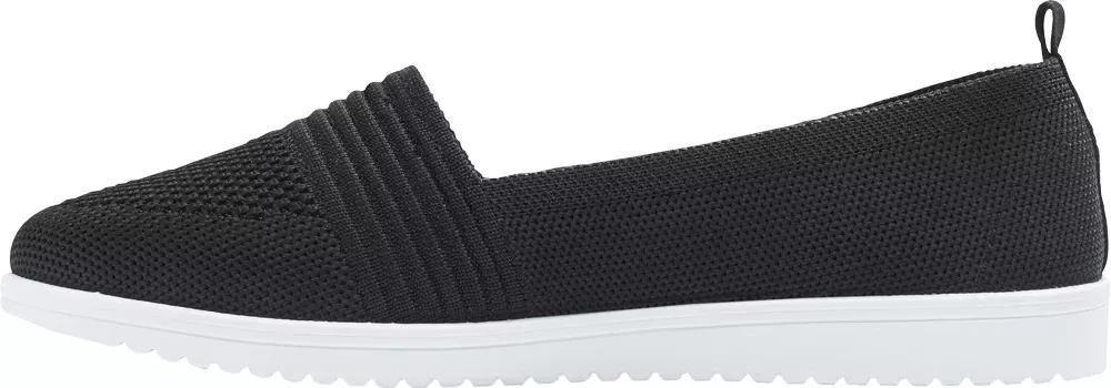 Black Slip-On Casual Shoes, , large image number 3