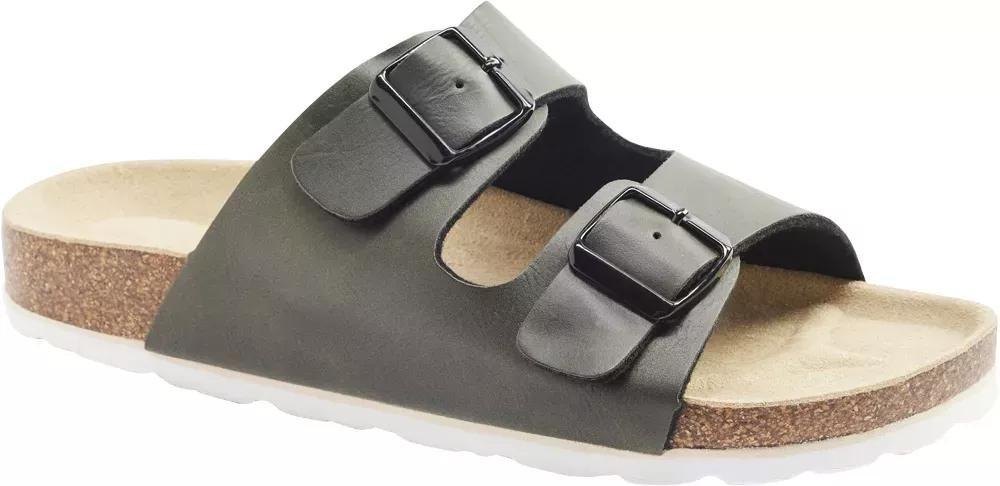 Green Double Buckle Strap Sandals, Kids Boys, , large image number 1