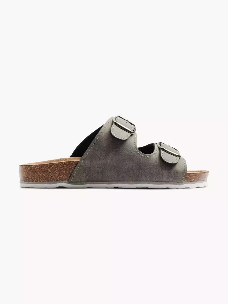 Brown Mule Slipper, Kids Boys, , medium