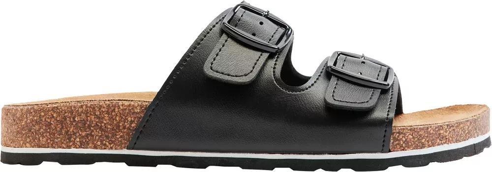 Black Buckled Mules, Kids Boys, , large image number 1