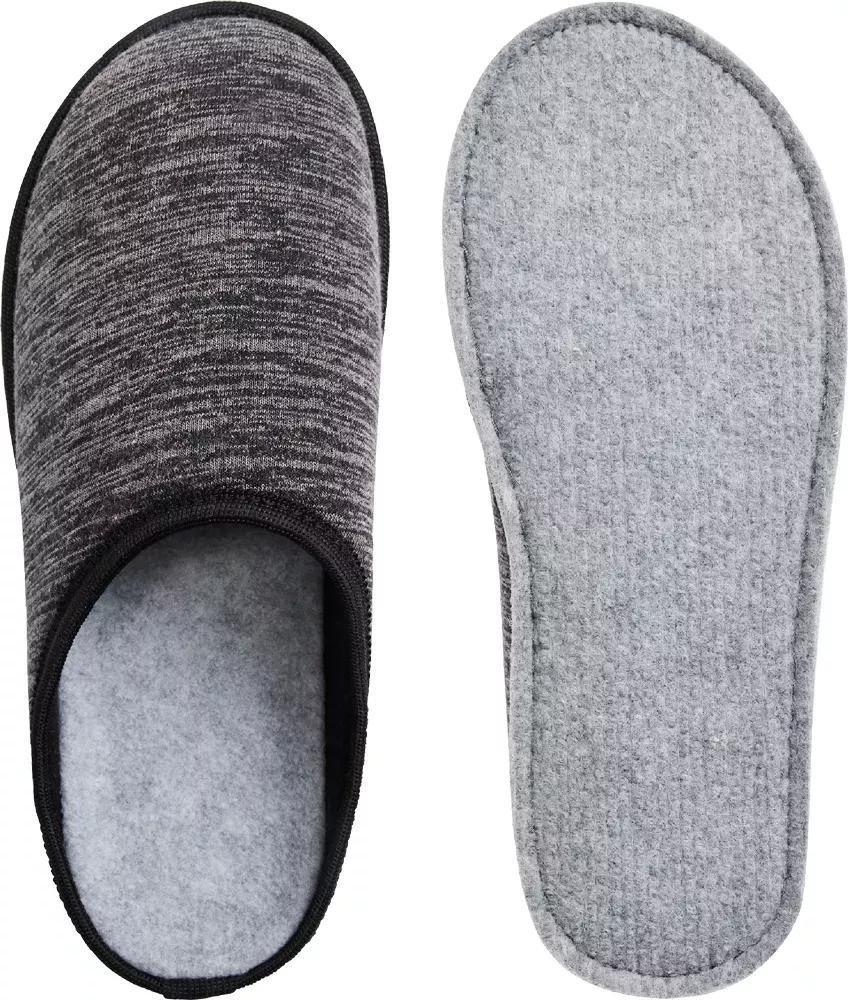 Black Slip On Slippers, , large image number 4