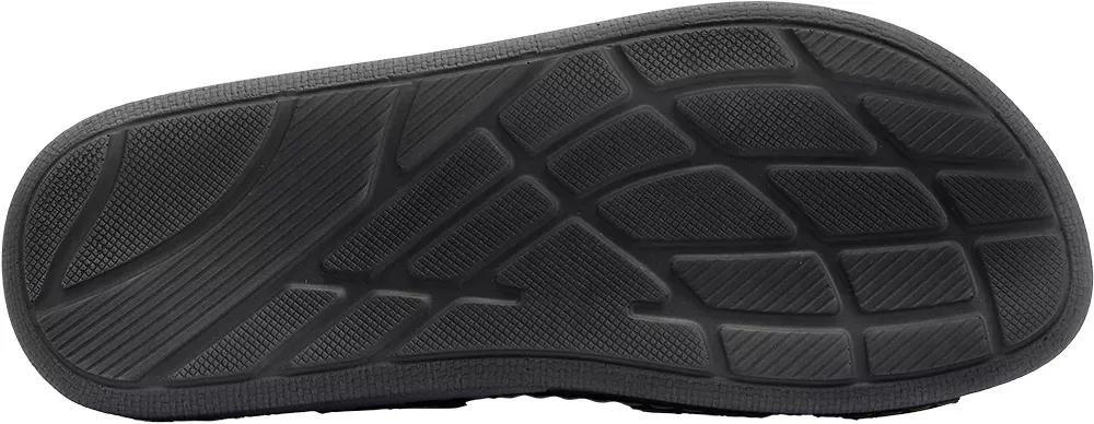 Black Solid Adjustable Slippers, , large image number 5