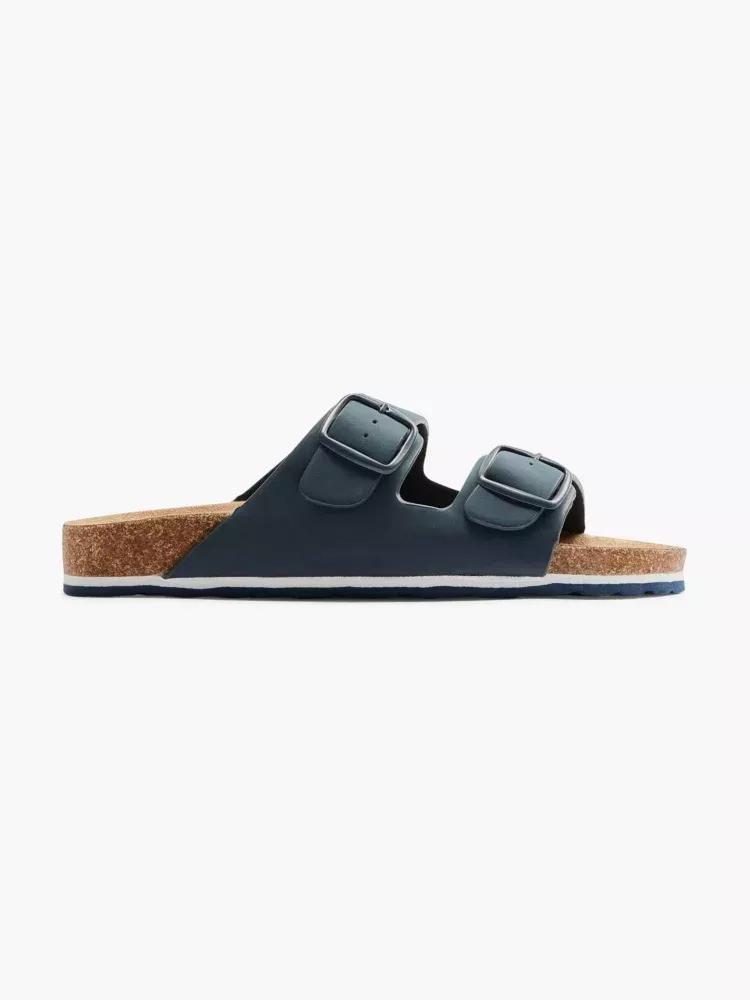 Bjorndal - Grey Textured Double Buckle Straps Sandals, Kids Boys