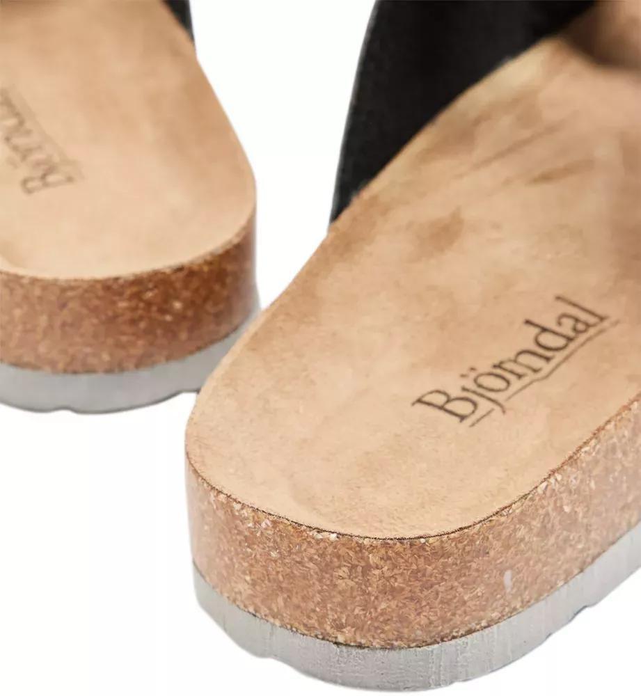Black Diamante Slides, , large image number 5