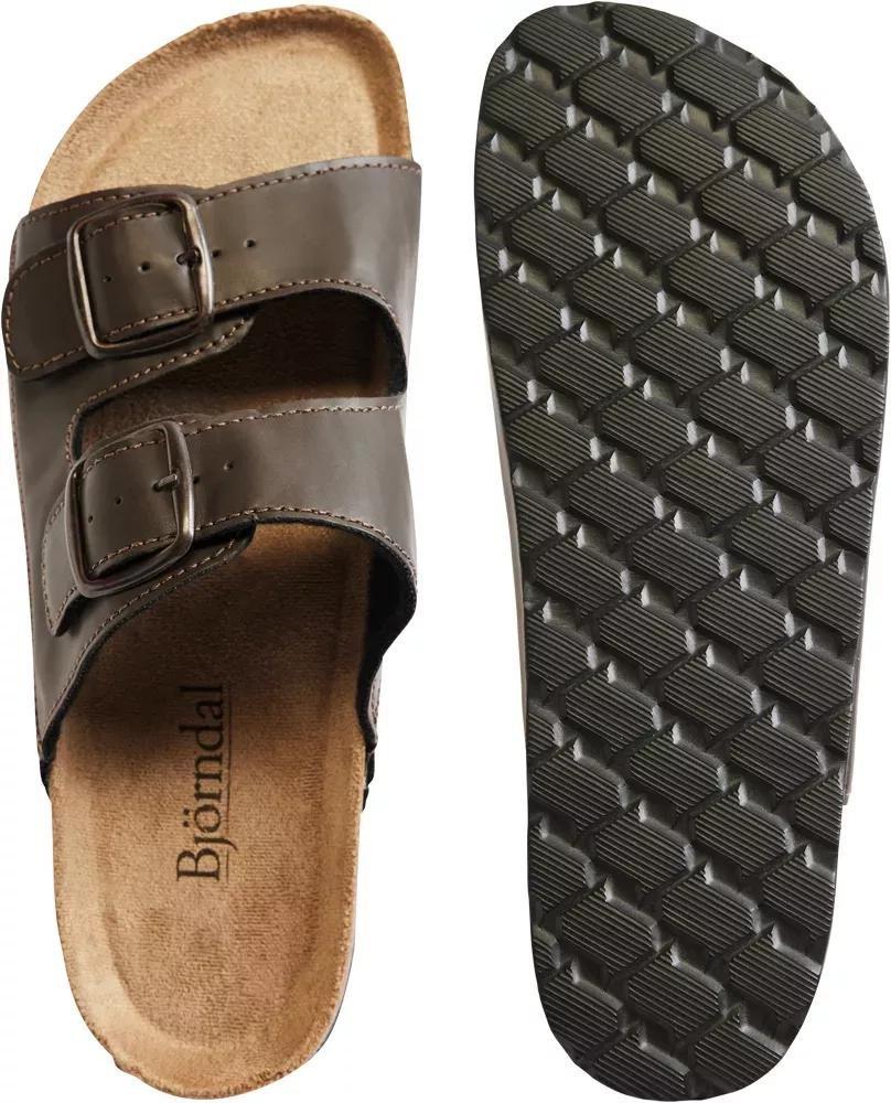 Brown Buckle Detail Mules, , large image number 4