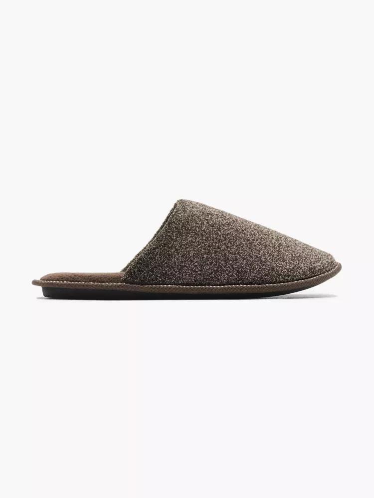 Brown Warm Lining Slippers, , large image number 0