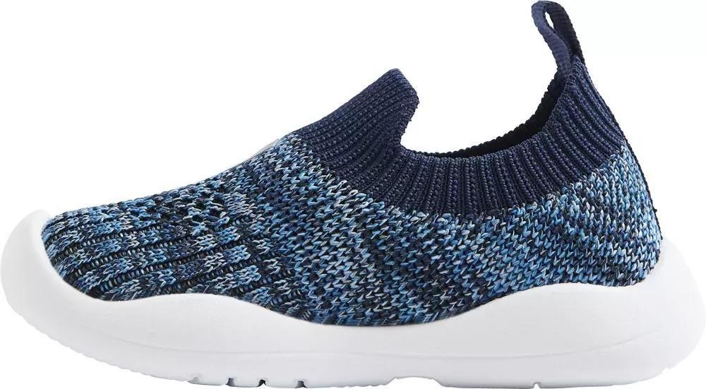 Blue Slip-On Knit Shoes, Kids Boys, , large image number 3