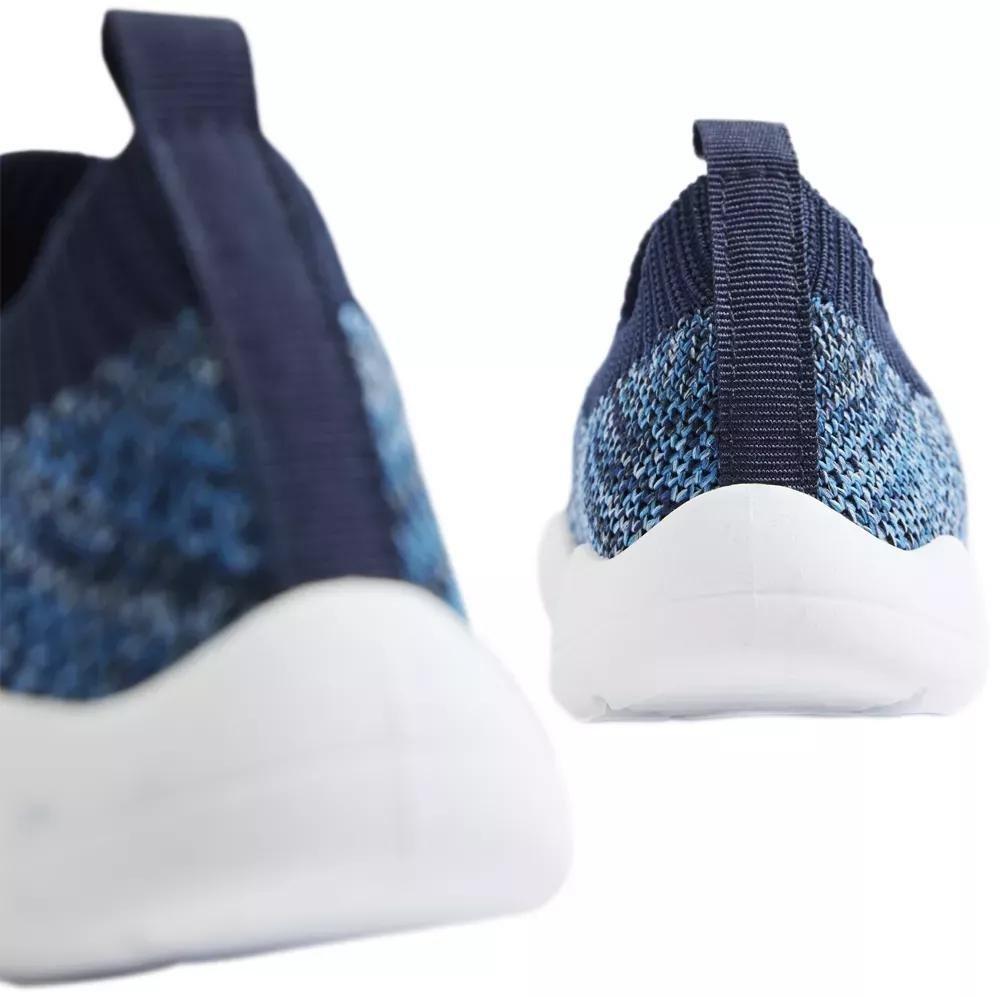 Blue Slip-On Knit Shoes, Kids Boys, , large image number 5