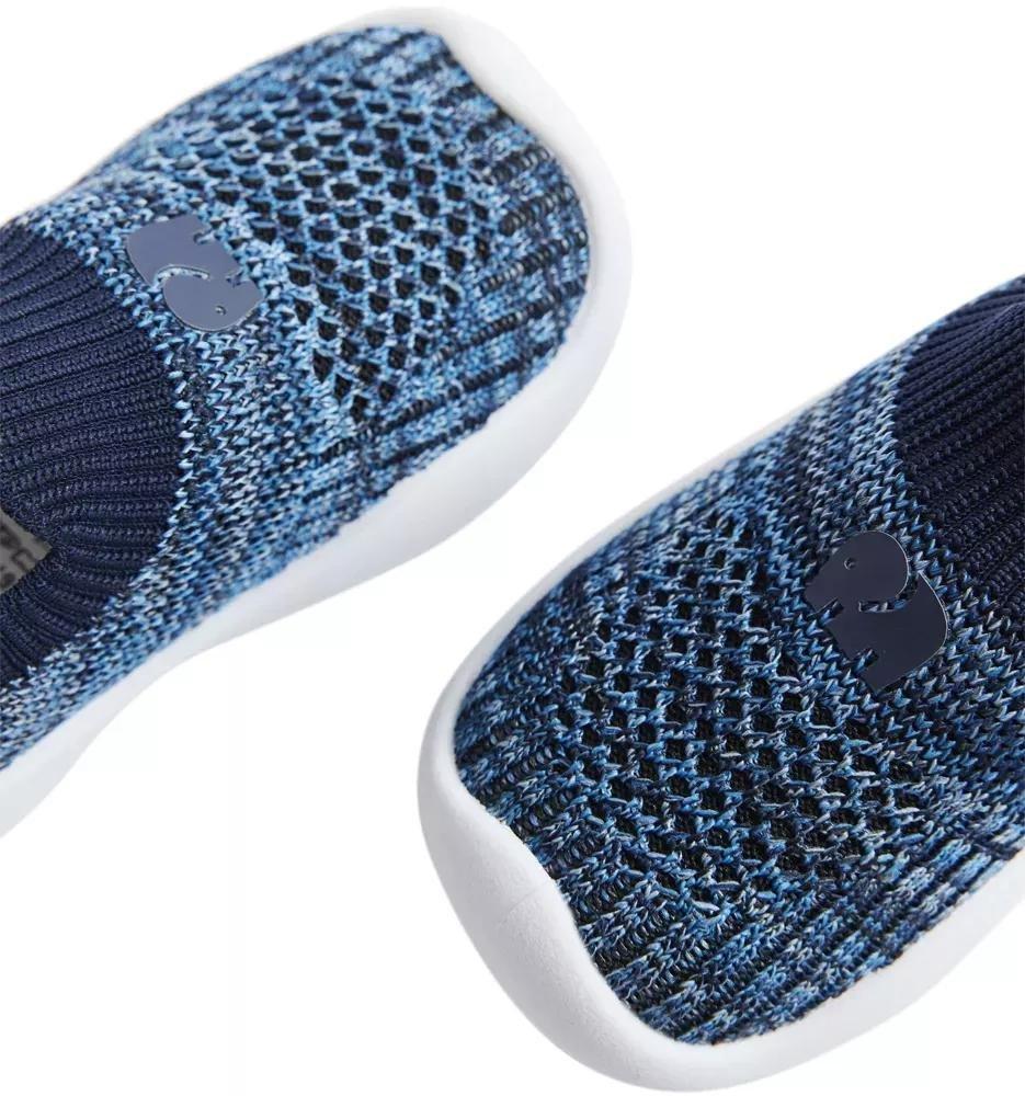 Blue Slip-On Knit Shoes, Kids Boys, , large image number 6
