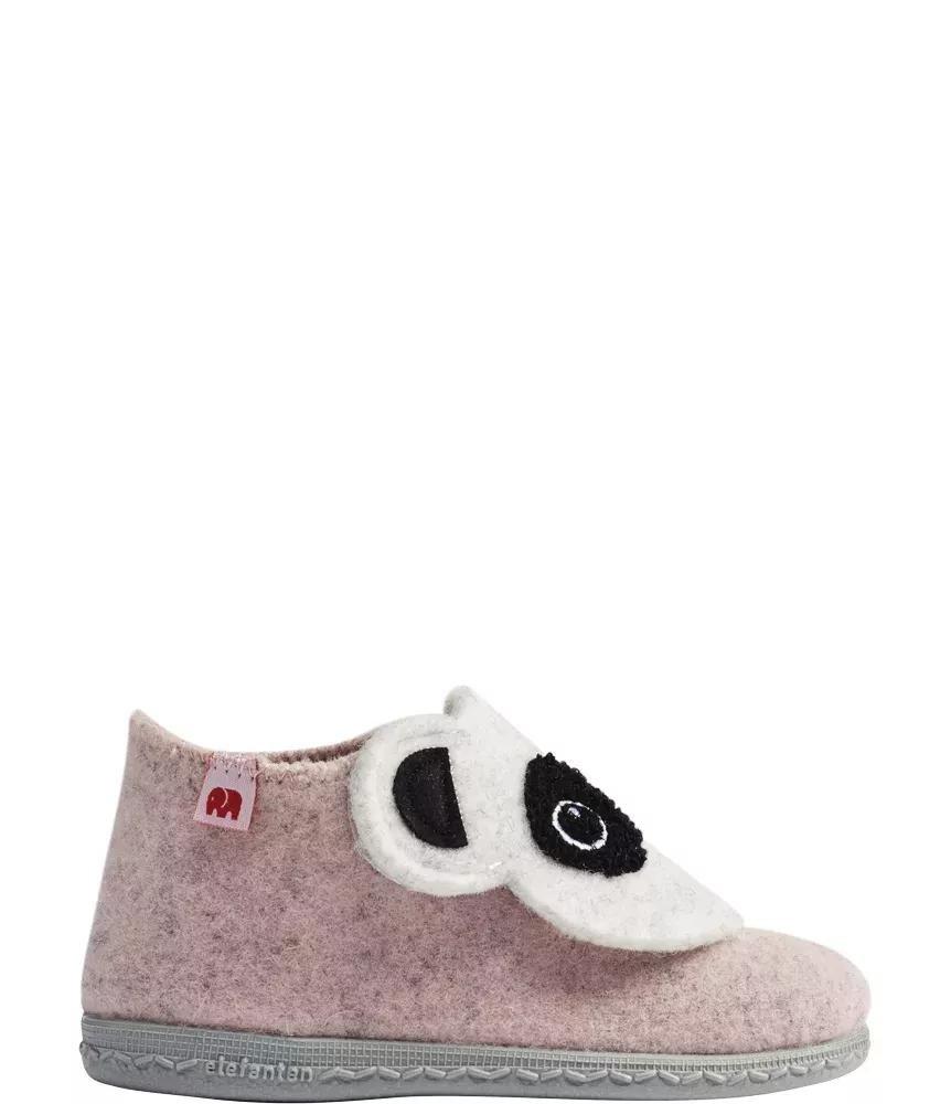 Pink Panda Slippers, Kids Girls, , large image number 0