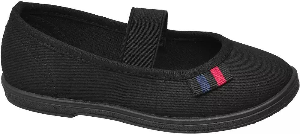 Black Vty Slip-On Shoes, Kids Girls, , large image number 0