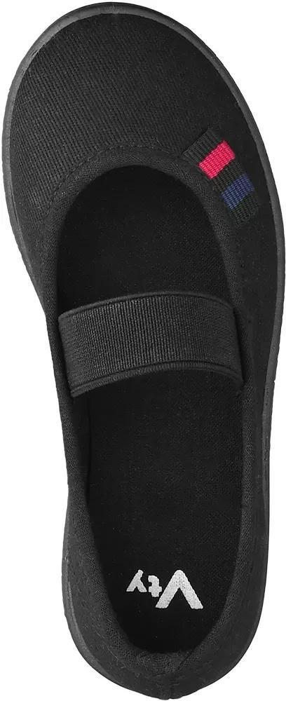 Black Vty Slip-On Shoes, Kids Girls, , large image number 1
