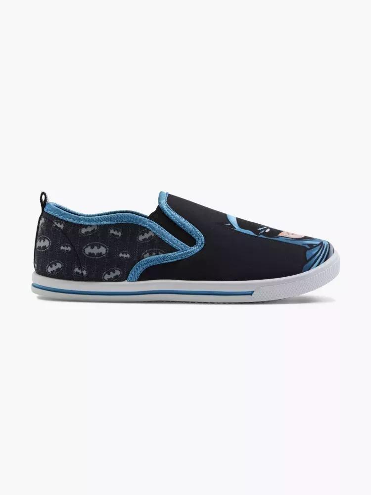 Black Batman Slip-On Shoes, Kids Boys, , large image number 0