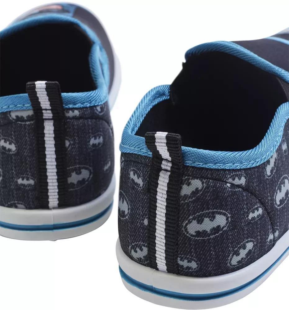Black Batman Slip-On Shoes, Kids Boys, , large image number 5