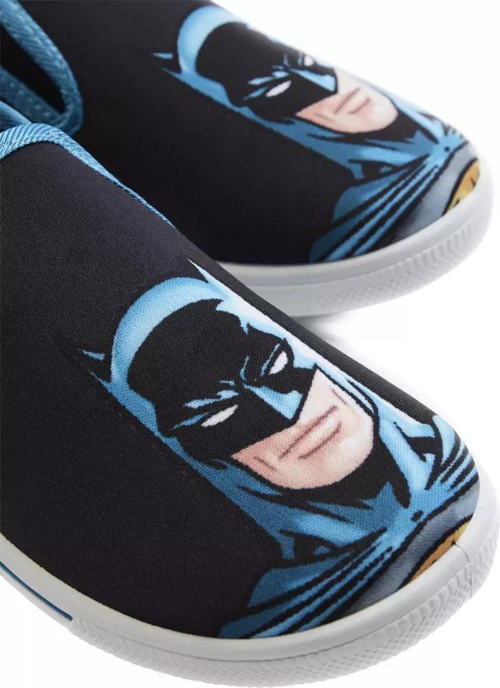 Black Batman Slip-On Shoes, Kids Boys, , large image number 6