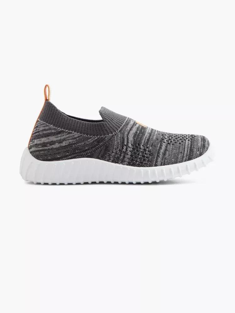 Grey Slip-On Shoes, Kids Unisex, , large image number 0