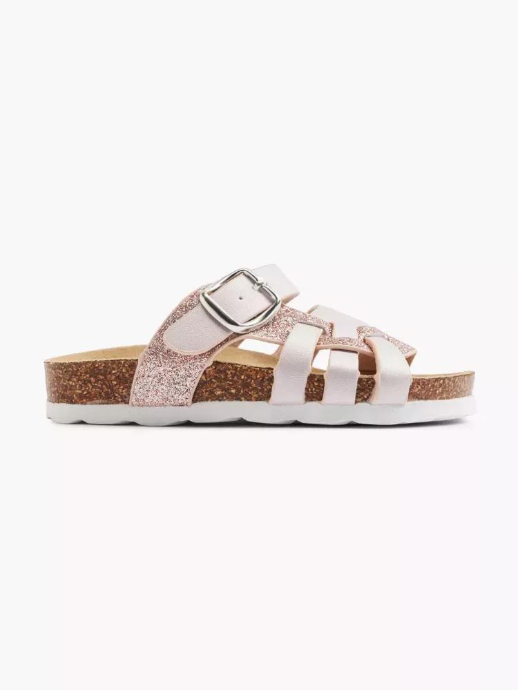 Pink Glitter Slipper, Kids Girls, , large image number 0