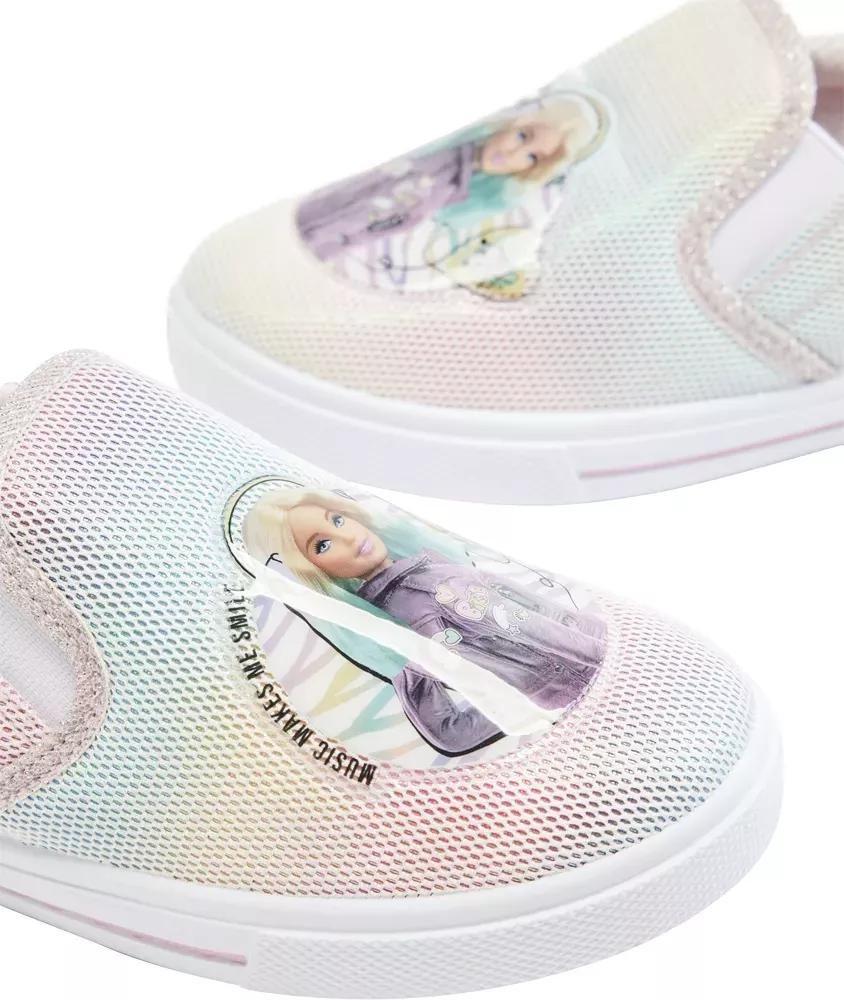 Multicolour Barbie Slip-On Shoes, Kids Girls, , large image number 6