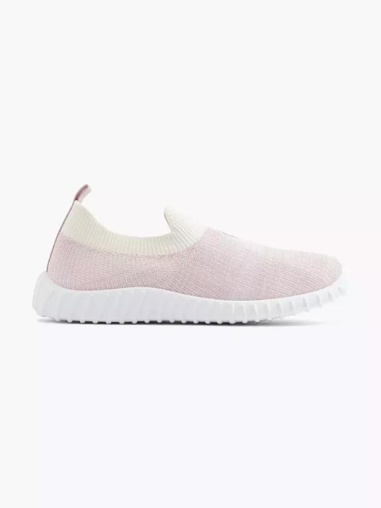 Pink Slip-On Shoes, Kids Girls, , large image number 0