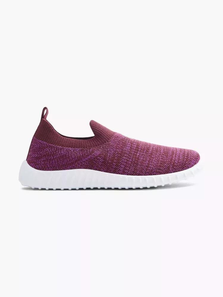 Burgundy Slip-On Shoes, Kids Unisex, , large image number 0