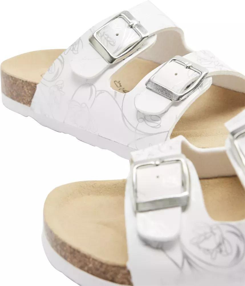 White Double Buckle Sandals, Kids Girls, No Color, large image number 6