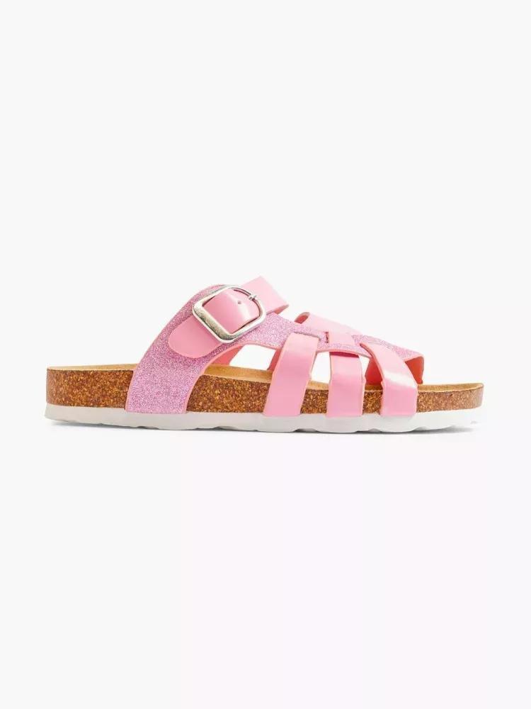 Pink Glitter Slipper, Kids Girls, , large image number 0