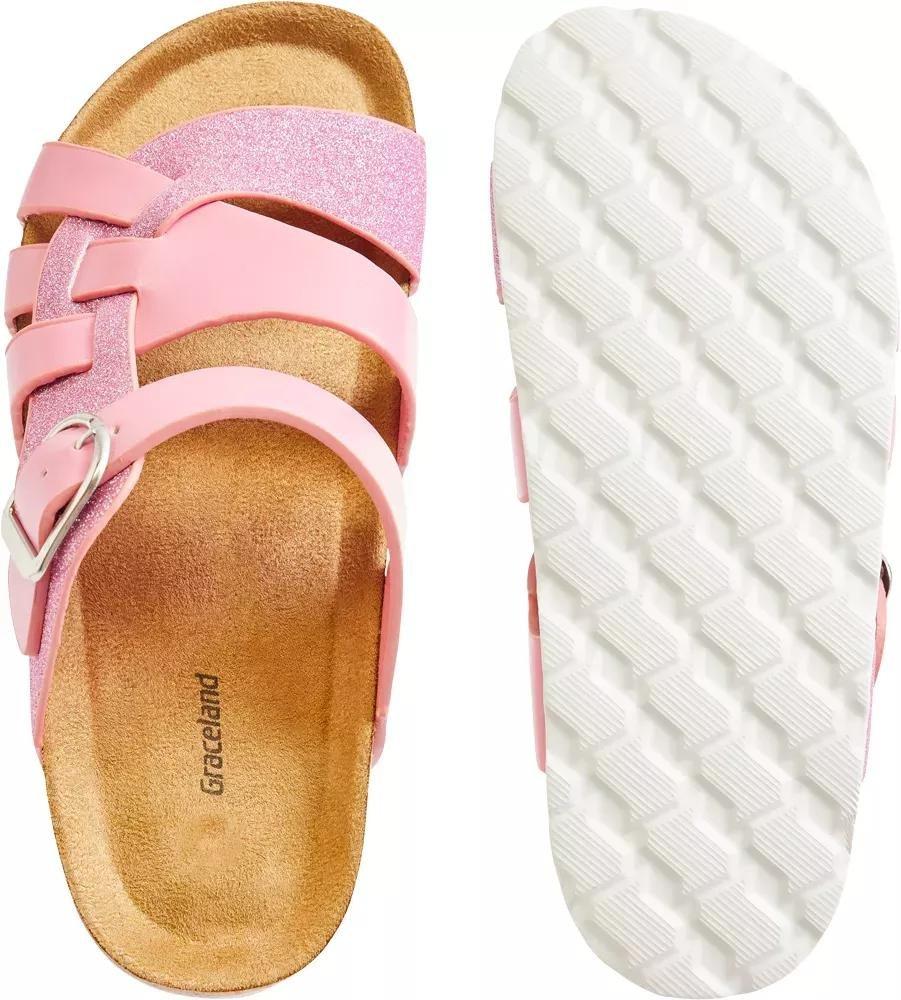 Pink Glitter Slipper, Kids Girls, , large image number 4