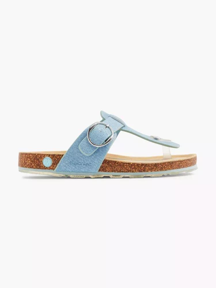 Blue Buckled Sandals, , large image number 0