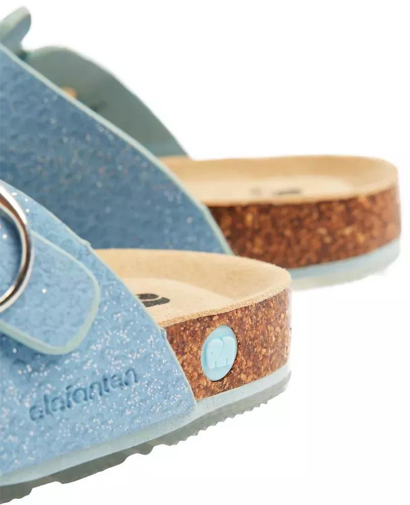 Blue Buckled Sandals, , large image number 6