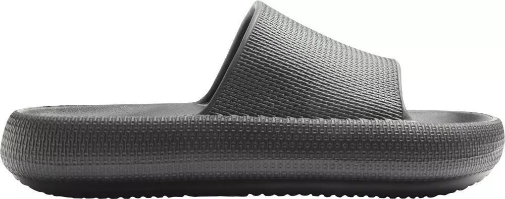 Black Flat Form Slippers, , large image number 2