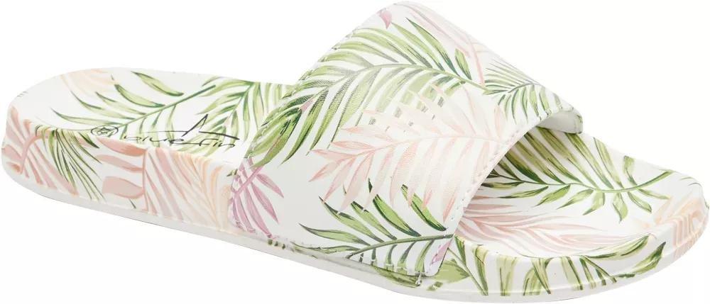 Green Pattern Muk Luk Slippers, , large image number 1