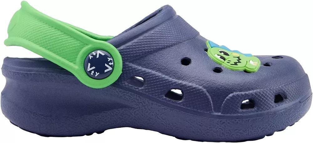 Navy Slip-On Clogs, Kids Boys, , large image number 1