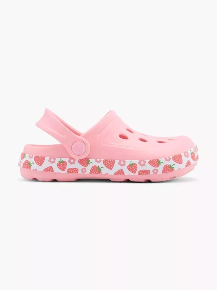 Pink Slip-On Clogs, Kids Girls, No Color, large image number 0