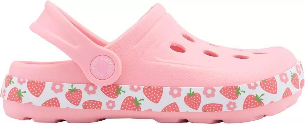 Pink Slip-On Clogs, Kids Girls, , large image number 1