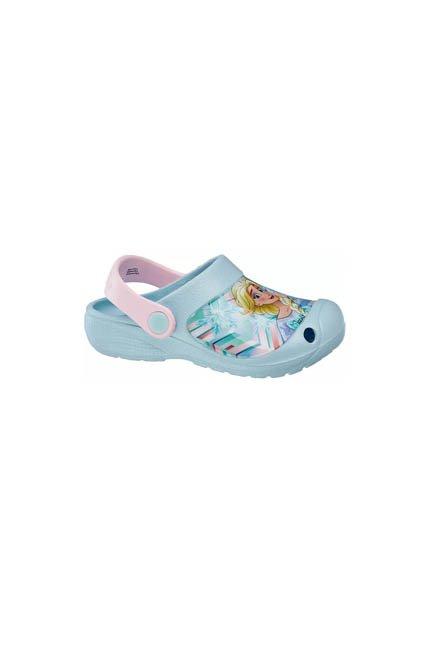 Blue Printed Clogs, Kids Girls, , large image number 0